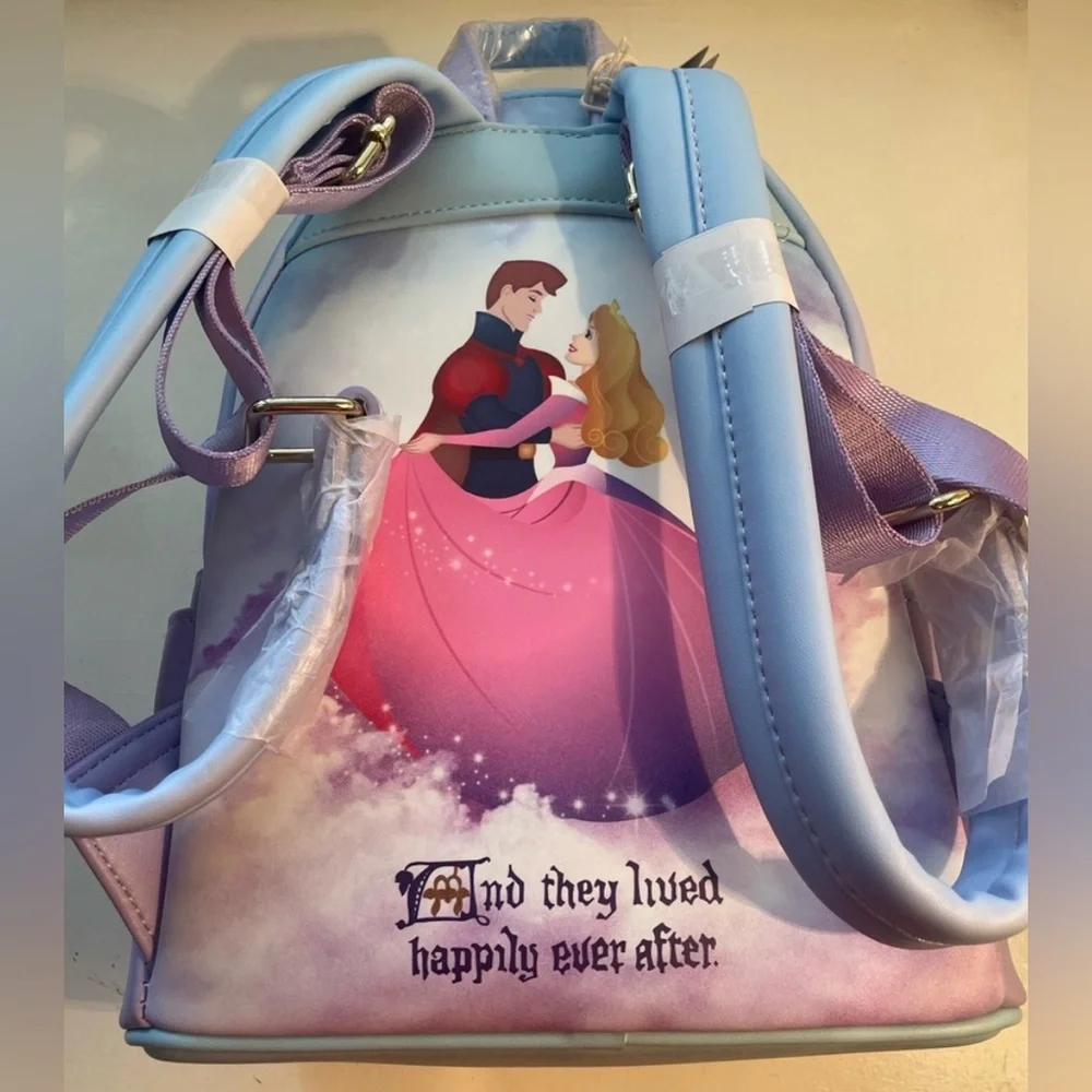 Loungefly Princess Castle Series Sleeping Beauty Mini Backpack NWT